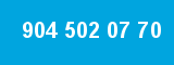 904 502 07 70